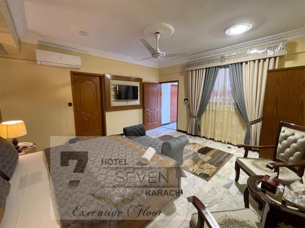 Hotel Seven 7 Karachi Exterior foto