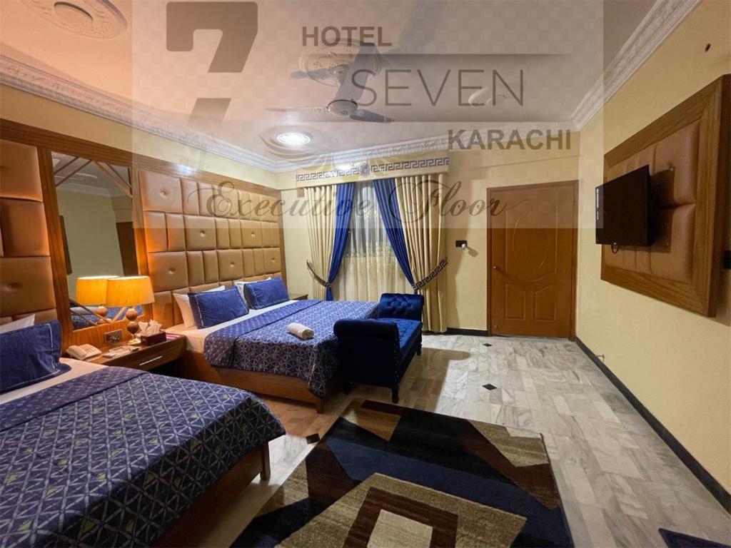 Hotel Seven 7 Karachi Exterior foto