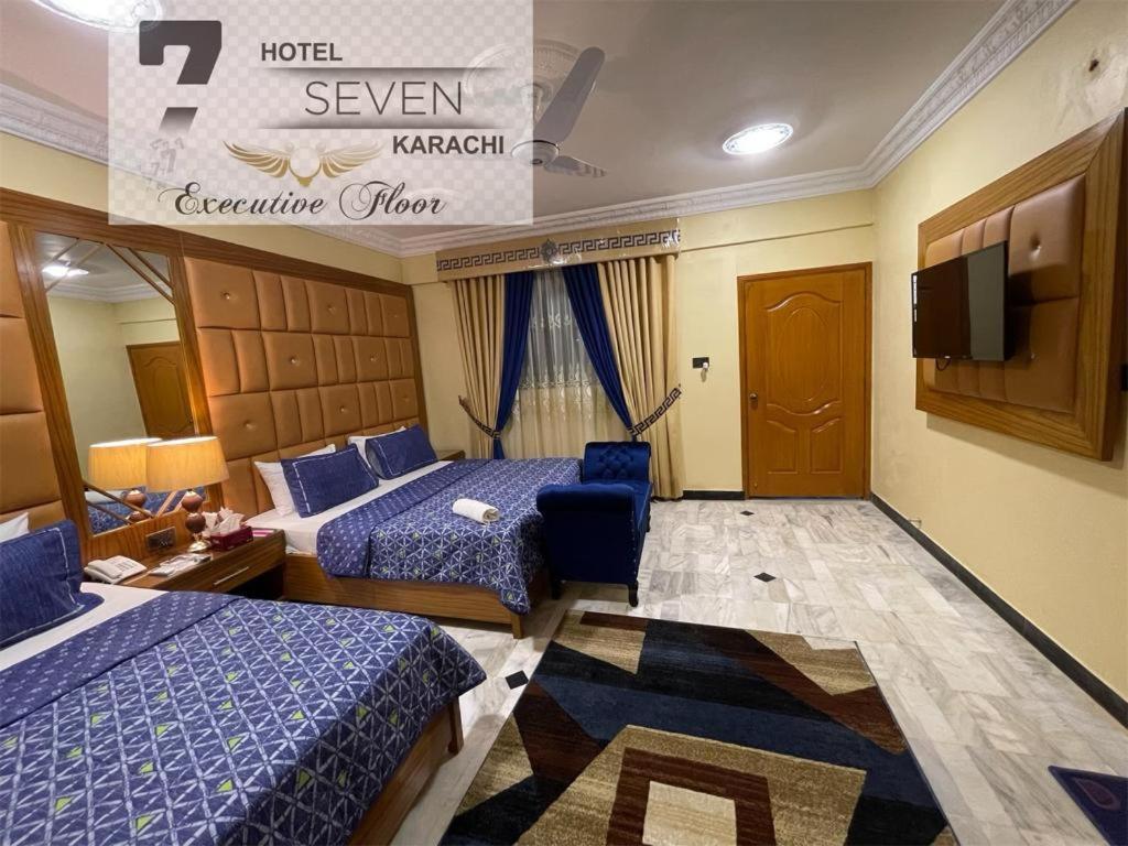 Hotel Seven 7 Karachi Exterior foto